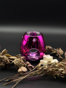 Bespoke Chrome glass wax burner